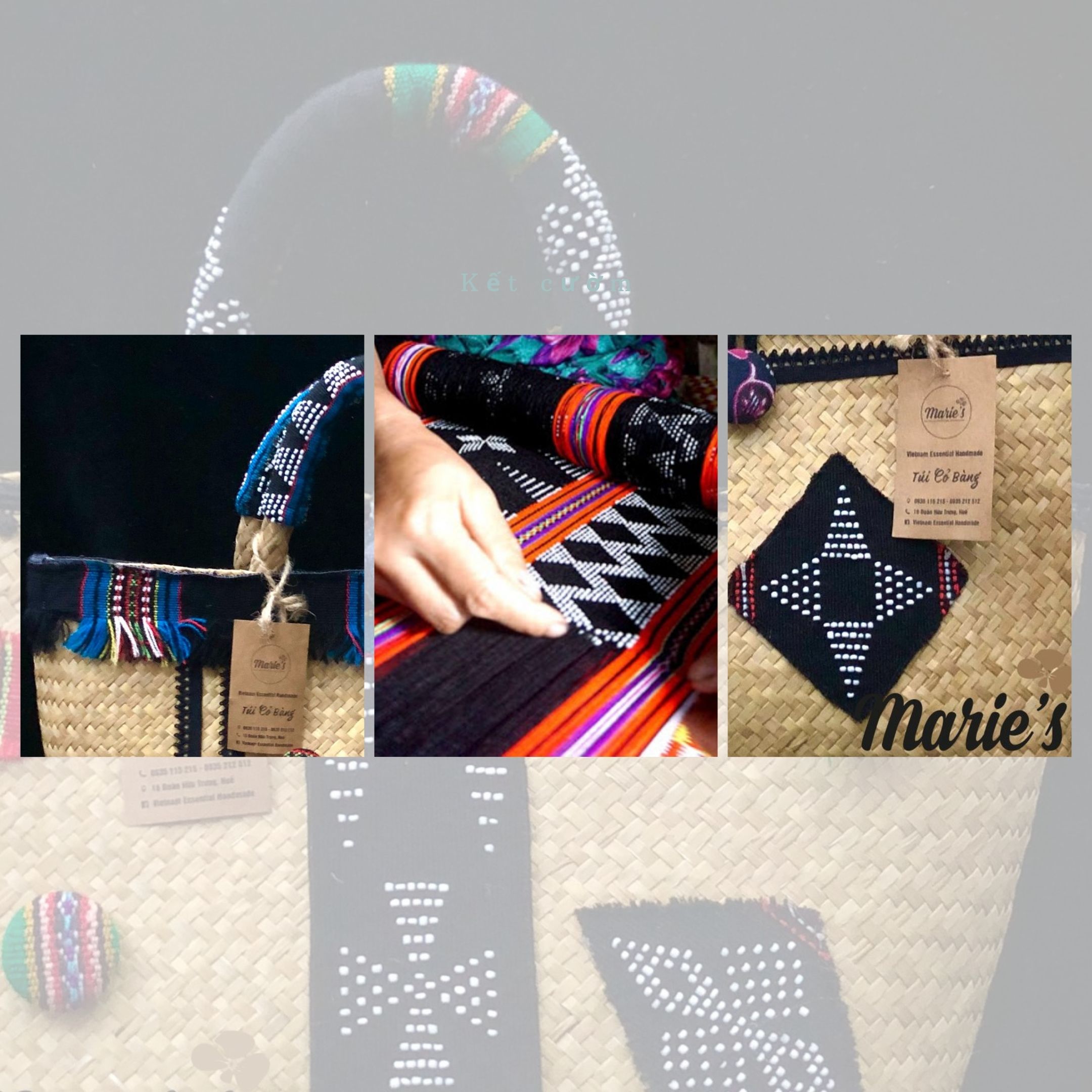 NGHỀ DỆT ZÈNG - THỔ CẨM "GẤM HOA" - Maries - By Viet Artisans