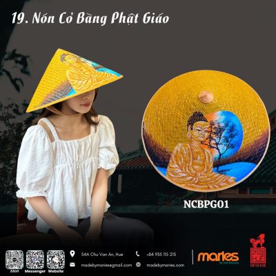 10. Nón Cỏ Bàng Phật Giáo