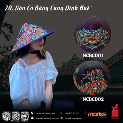 11. Nón Cỏ Bàng Cung Đình Huế