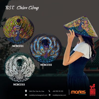 4. Peacock Conical Hat